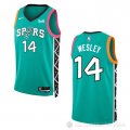 Camiseta Blake Wesley #14 San Antonio Spurs Ciudad 2022-23 Verde