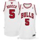 Camiseta Boozer #5 Chicago Bulls Blanco