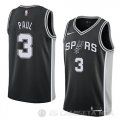 Camiseta Brandon Paul #3 San Antonio Spurs Icon 2018 Negro