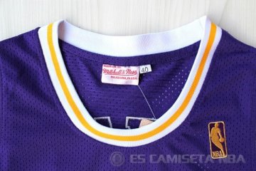 Camiseta Bryant #8 Los Angeles Lakers Retro Purpura