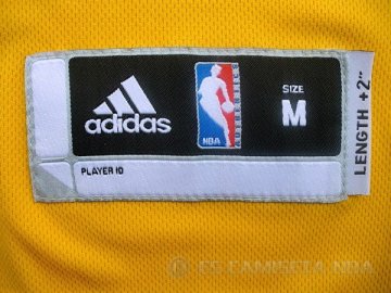 Camiseta Bryant #24 Los Angeles Lakers Amarillo