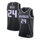 Camiseta Buddy Hield NO 24 Sacramento Kings Statement 2020-21 Negro