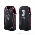 Camiseta Chris Paul #3 All Star 2019 Houston Rockets Negro