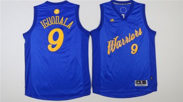 Camiseta Christmas Day Golden State Warriors Iguodala #9 Azul 2016