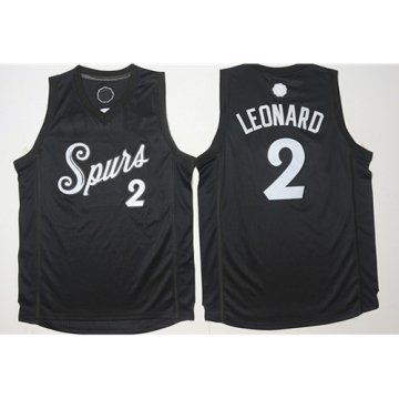 Camiseta Christmas Day San Antonio Spurs Leonaro #2 Negro 2016