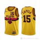 Camiseta Clint Capela NO 15 Atlanta Hawks Ciudad 2021-22 Amarillo