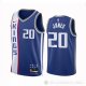 Camiseta Colby Jones #20 Sacramento Kings Ciudad 2023-24 Azul