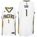 Camiseta Dad #1 Indiana Pacers Dia del Padre Blanco