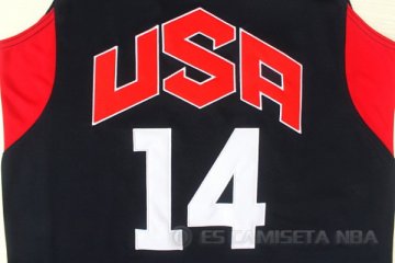 Camiseta Davis #14 USA 2012 Negro