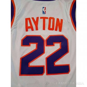 Camiseta Deandre Ayton NO 22 Phoenix Suns Association 2021 Blanco