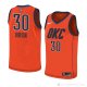 Camiseta Deonte Burton #30 Oklahoma City Thunder Earned 2018-19 Naranja