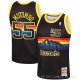 Camiseta Dikembe Mutombo NO 55 Denver Nuggets Retro Negro