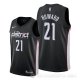 Camiseta Dwight Howard #21 Washington Wizards Ciudad Edition Negro