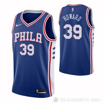 Camiseta Dwight Howard #39 Philadelphia 76ers Icon Azul