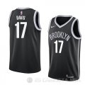 Camiseta Ed Davis #17 Brooklyn Nets Icon 2018 Negro