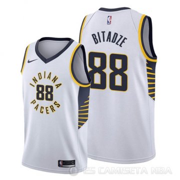 Camiseta Goga Bitadze #88 Indiana Pacers Association Blanco