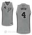 Camiseta Green #4 San Antonio Spurs Gris