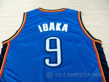 Camiseta Ibaka #9 Oklahoma City Thunder Azul