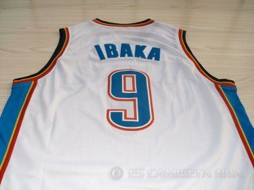 Camiseta Ibaka #9 Oklahoma City Thunder Blanco