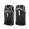 Camiseta Jamal Crawford #1 Brooklyn Nets Icon Negro