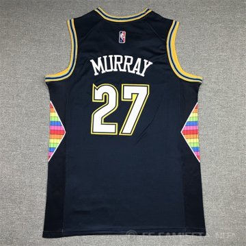 Camiseta Jamal Murray #27 Denver Nuggets Ciudad 2021-22 Azul