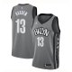 Camiseta James Harden NO 13 Brooklyn Nets Statement 2020 Gris