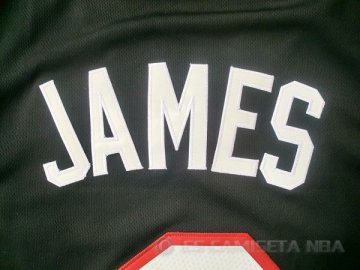 Camiseta James #6 Miami Heat Negro