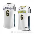 Camiseta Jarrojo Vanderbilt #6 Denver Nuggets Association 2017-18 Blanco