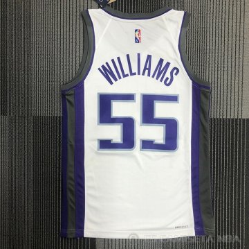 Camiseta Jason Williams #55 Sacramento Kings Association 2019-20 Blanco