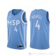 Camiseta Jaylen Nowell #4 Minnesota Timberwolves Ciudad 2019-20 Azul
