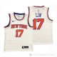 Camiseta Jeremy Lin NO 17 New York Knicks Association Blanco