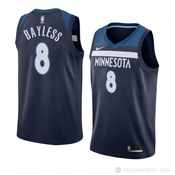 Camiseta Jerryd Bayless #8 Minnesota Timberwolves Icon 2018 Azul