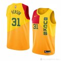 Camiseta John Henson #31 Milwaukee Bucks Ciudad 2018-19 Amarillo