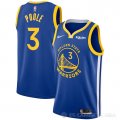 Camiseta Jordan Poole #3 Golden State Warriors Icon Azul