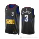 Camiseta Julian Strawther #3 Denver Nuggets Ciudad 2023-24 Negro