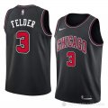 Camiseta Kay Felder #3 Chicago Bulls Statement 2018 Negro