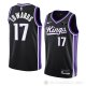 Camiseta Kessler Edwards #17 Sacramento Kings Icon 2023-24 Negro