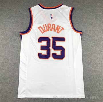 Camiseta Kevin Durant #35 Phoenix Suns Association Blanco