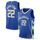 Camiseta Khris Middleton #22 Milwaukee Bucks Ciudad 2022-23 Azul