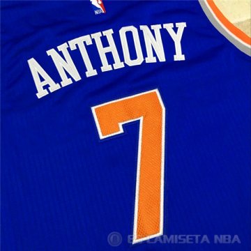 Camiseta Knicks #7 Anthony Azul