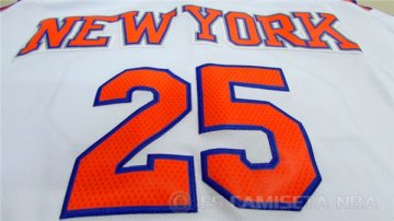 Camiseta Knicks #25 Rose Blanco