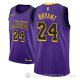 Camiseta Kobe Bryant #24 Los Angeles Lakers Ciudad 2018 Violeta