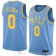 Camiseta Kyle Kuzma #0 Los Angeles Lakers Classic 2017-18 Azul