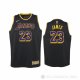 Camiseta LeBron James #23 Los Angeles Lakers Nino Earned 2021-22 Negro