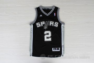 Camiseta Leonaro #2 San Antonio Spurs Negro