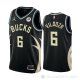 Camiseta Luca Vildoza #6 Milwaukee Bucks Statement 2022-23 Negro