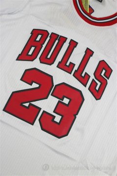 Camiseta Bull Jordan #23 Manga Corta Blanco