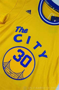 Camiseta Curry #30 Golden State Warriors Amarillo