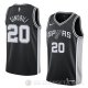 Camiseta Manu Ginobili #20 San Antonio Spurs Icon 2017-18 Negro