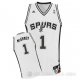 Camiseta McGrady #1 San Antonio Spurs Blanco